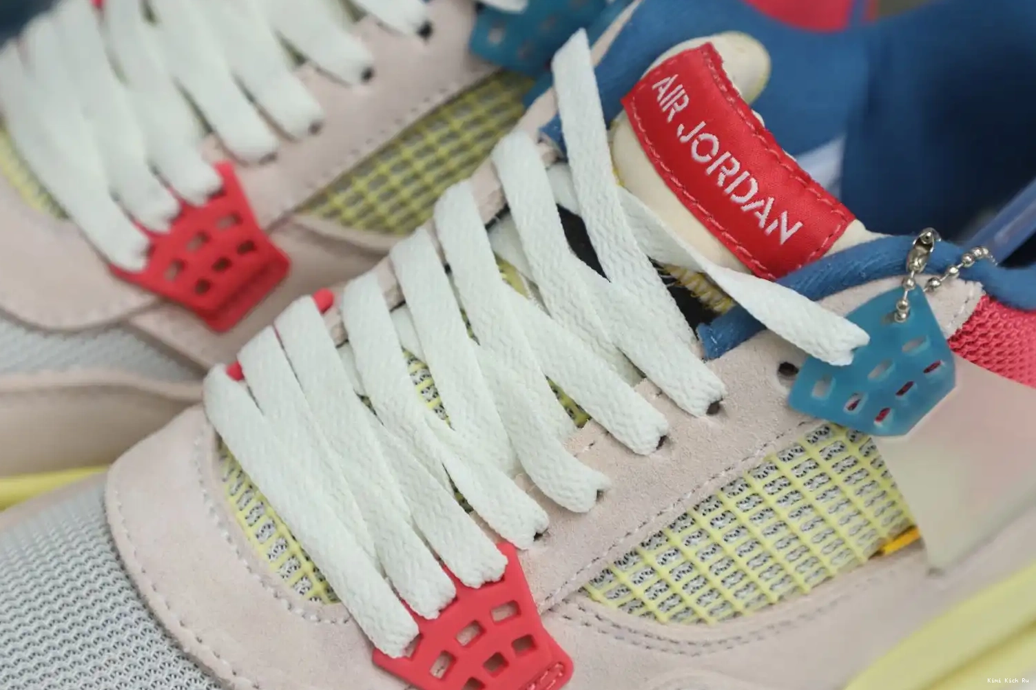 'GUAVA X UNION AIR ICE' JORDAN 4 LA RETRO Kimikick 0505